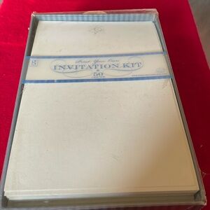 G Squared Print Your Own Invitation Kit- 50ct-Green Floral